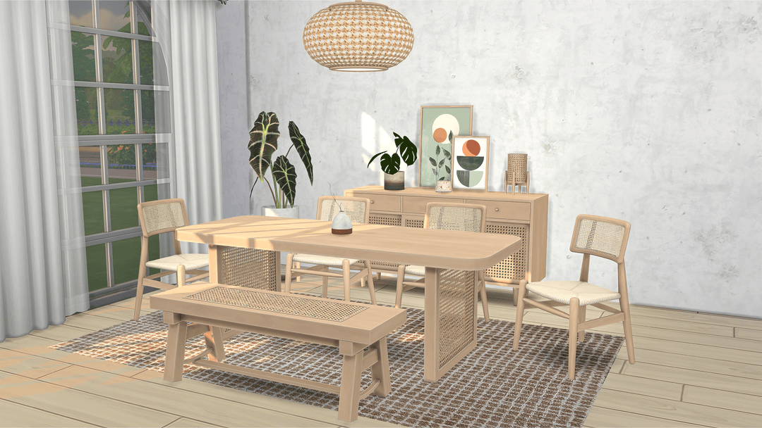 Набор мебели для столовой Boho Dining Room